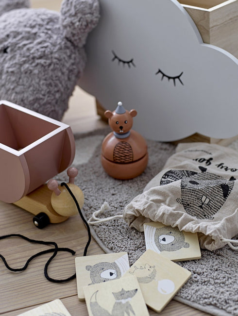 BLOOMINGVILLE MINI - Brown Lotus Beaver Music Box